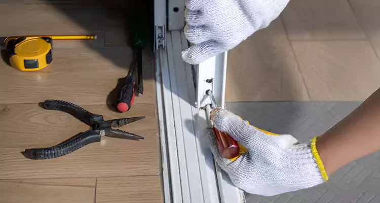 Backyard Sliding Door Track Repair in Punta Gorda, FL