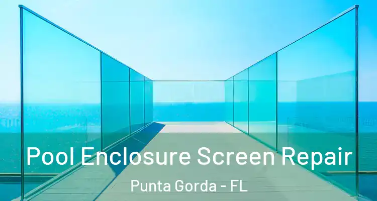 Pool Enclosure Screen Repair Punta Gorda - FL